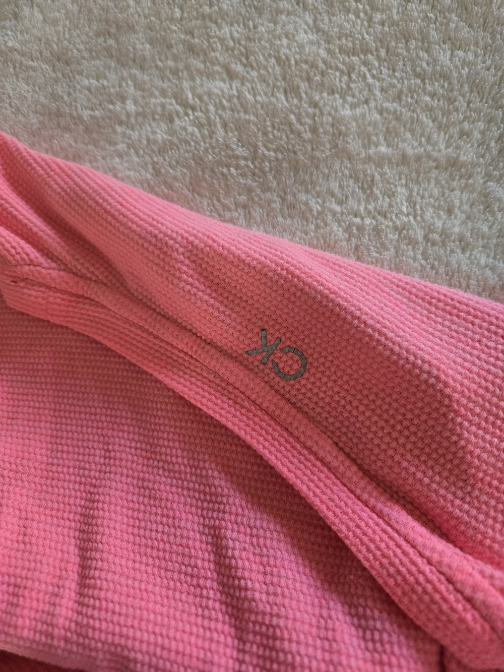 Calvin Klein Sz 2x Performance Neon Pink Side-Drawstring Muscle Tank - Picture 5 of 8